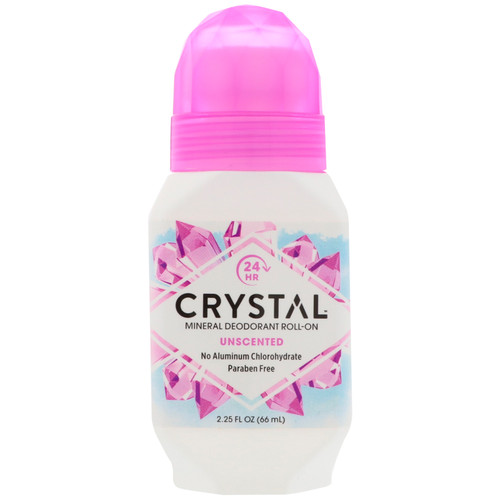 Crystal Body Deodorant Roll-On Fragrance Free 2.25 fl oz