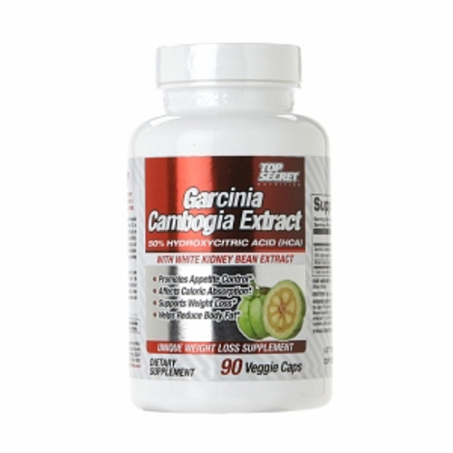 Top Secret Garcinia Cambogia White Kidney Bean 90 Vegetable Capsules