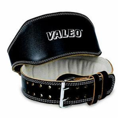 Valeo 4" Leather Lifting Belt Black Small (VA4686SM)