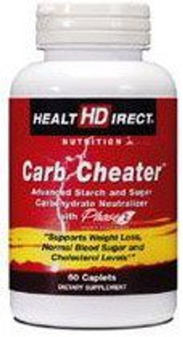 HEALTH DIRECT Carb Cheater - Advanced Starch & Sugar Carbohydrate Neutralizer with Phase 2 (60 cap)