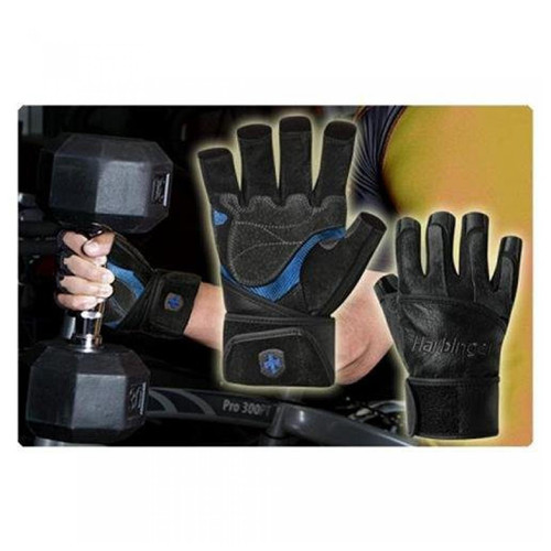 Harbinger Wrist Wrap Gloves Black Small
