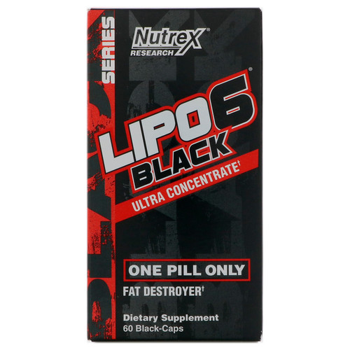 Nutrex Lipo-6 Black Ultra Concentrate 60 Black-Capsules