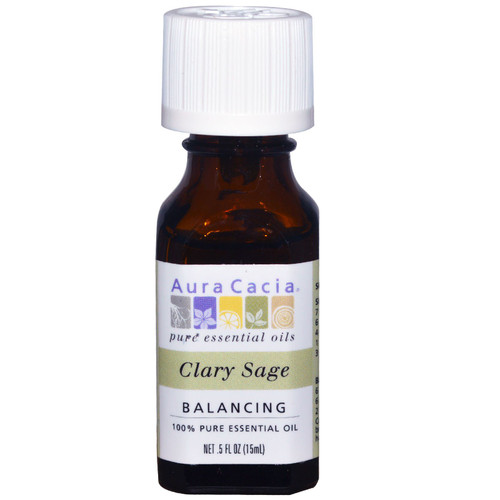 Aura Cacia Essential Oil Clary Sage 0.5 fl oz