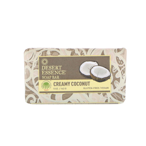 Desert Essence Bar Soaps Creamy Coconut Bar Soap 5 oz