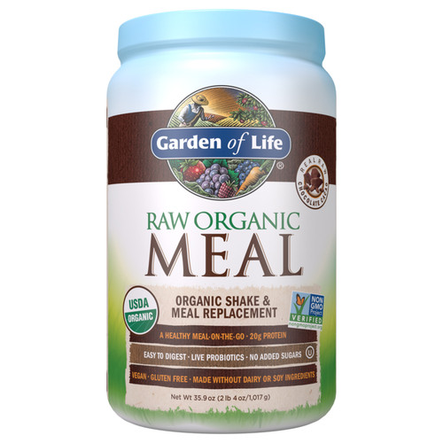 Garden of Life RAW Organic Meal Chocolate Cacao (35.9 Ounces Powder)