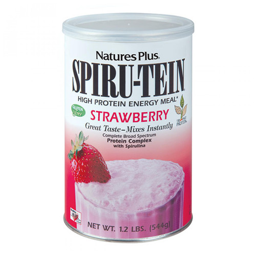 Nature's Plus Spiru-Tein High Protein Energy Meal Strawberry 1.2 lbs. (544g)