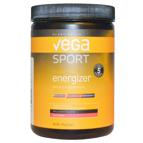 Vega Sport Sugar-Free Energizer Acai Berry Flavor 4.8 oz / 136 g