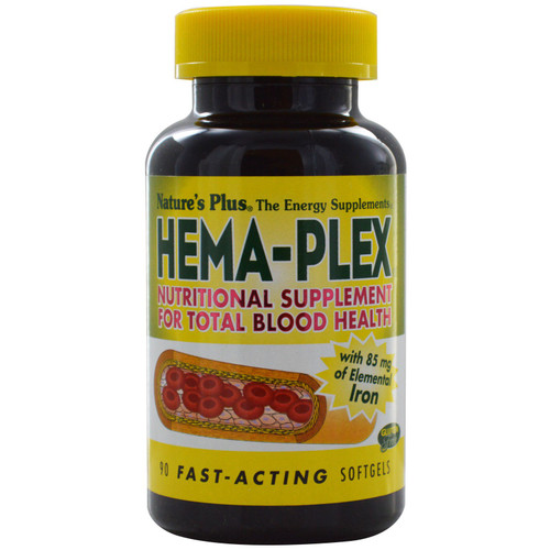 Nature's Plus Hema-Plex 90 Softgels