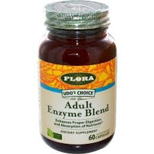 Flora Udo's Choice Adult Enzyme Blend 60 Vegetarian Capsules