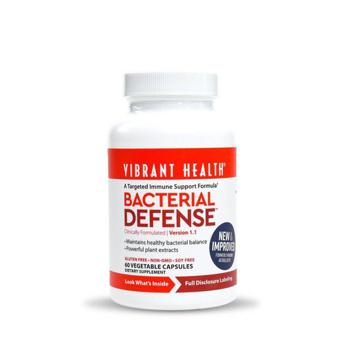 Vibrant Health Bacterial Defense (formerly Bulls Eye) 60 Vegetable Capsules