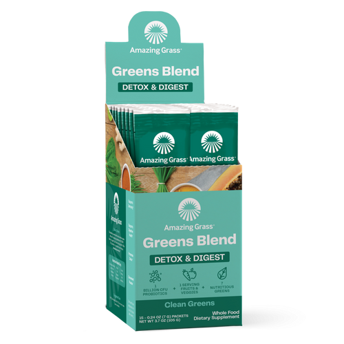 Amazing Grass - Green Superfood Detox and Digest Clean Greens (15 Individual Packets)