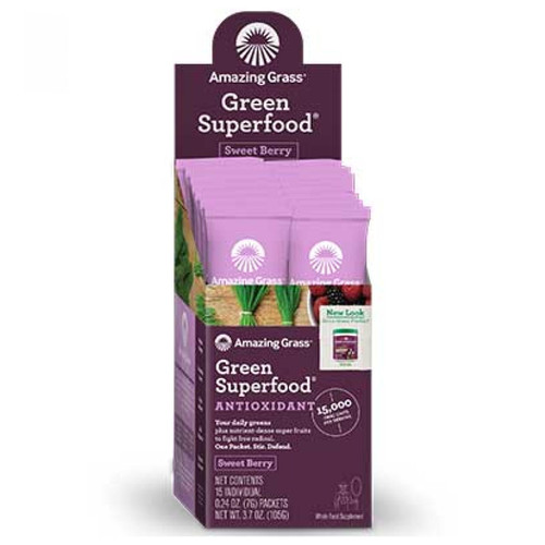 Amazing Grass Green SuperFood Antixodiant Acai-Berry 1 Individual Packet