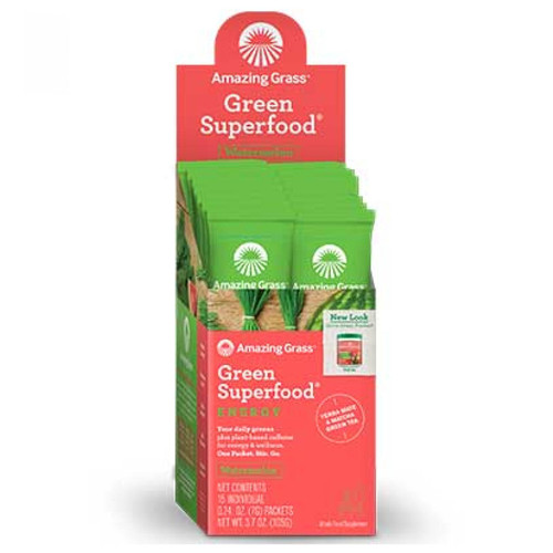 Amazing Grass Green SuperFood Energy Watermelon 1 Individual Packet