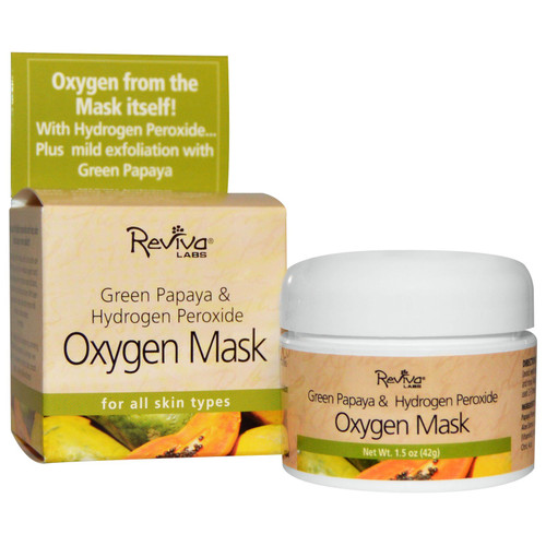 Reviva Labs Green Papaya Oxygenating Radiance Mask 1.5 oz