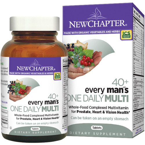 New Chapter Every Man's One Daily 40+ Multivitamin 72 Tablets