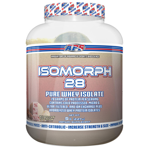 APS Isomorph 28 Pure Whey Isolate Neapolitan Ice Cream 5 LB