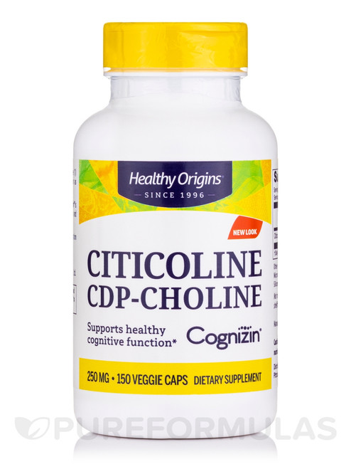 Healthy Origins Cognizin Citicoline 250 mg 150 Veggie Caps