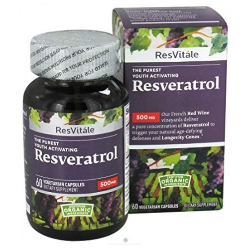 Resvitale Resveratrol - 500mg - 60 Veggie Capsules