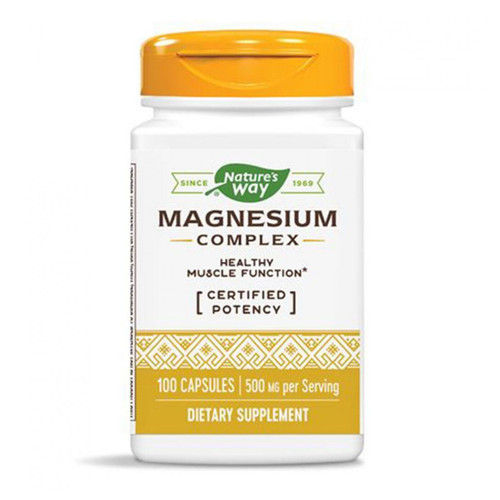 Magnesium Complex 500mg Nature's Way 100 Capsules