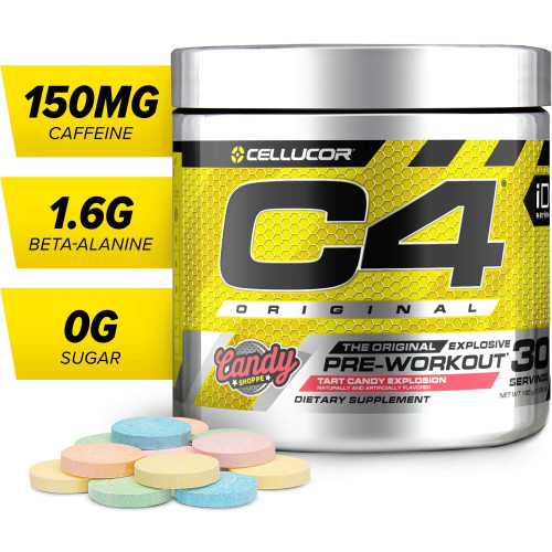 Cellucor C4 Original ID Series Tart Candy Explosion 30 Servings 195 Grams