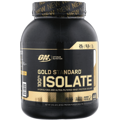 Optimum Nutrition Gold Standard 100% Isolate Slow Churned Caramel Ice Cream 5.03 lbs