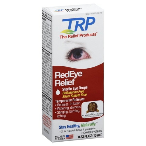 Trp Eye Drops, Red Eye Relief - 0.33 fl oz