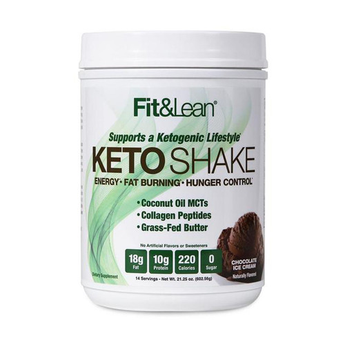 Fit & Lean Keto Shake Chocolate Ice Cream 21.25 oz