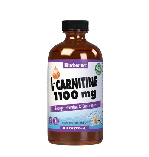 Bluebonnet L-Carnitine 1100mg Natural Vanilla Bean 8 fl oz