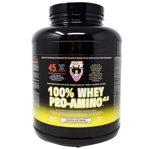 Healthy N Fit 100% Whey Pro-Amino v2.0 Vanilla Ice Cream 5 lbs