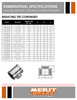 Leaded Import Chrome Plated Reducing Tee Dimensions Continued