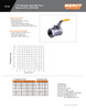 Merit Stainless KV108 Ball Valve Data Sheet