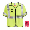 Milwaukee 48-73-5323 AR/FR Cat. 1 Class 3 High Visibility Yellow Safety Vest - 2XL/3XL