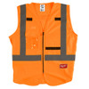 Milwaukee 48-73-5033 High Visibility Orange Safety Vest - XXL/XXXL