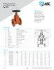 Fig. 10FW AWWA Gate Valve Hand-Wheel Data Sheet