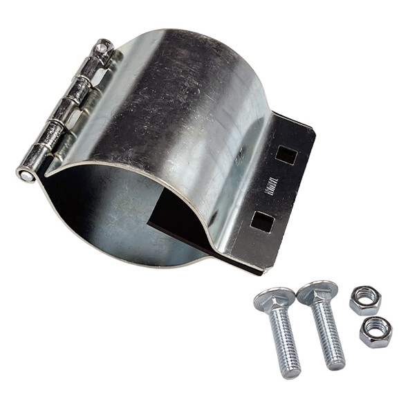 2 1/2" Hinged Steel Pipe Clamp