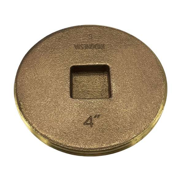 4" Countersunk Head Brass Plug