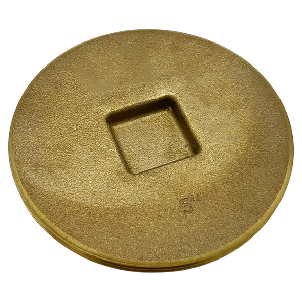 5" Countersunk Brass Cleanout Plug – Southern Code