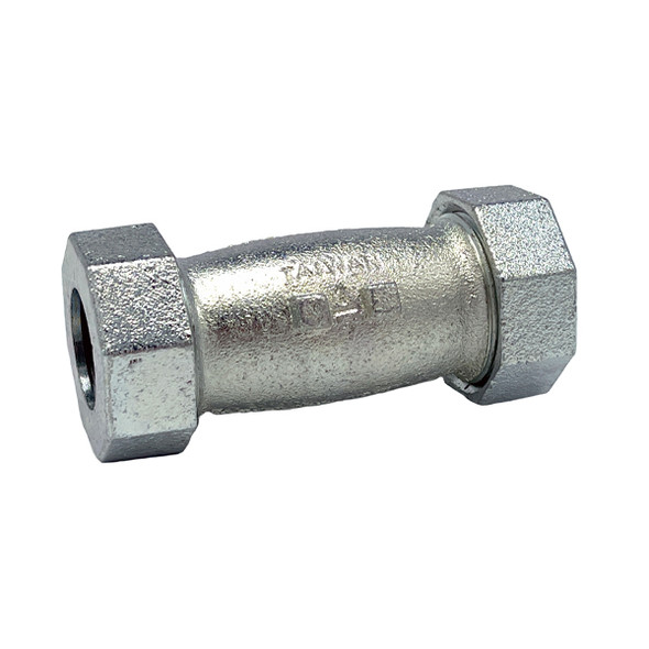 1/2" Long Galvanized Compression Coupling