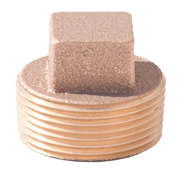 125# Lead Free Brass Cored Square Head Plug