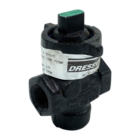 Dresser 3/4" Style 175 Lubricated Plug Valve