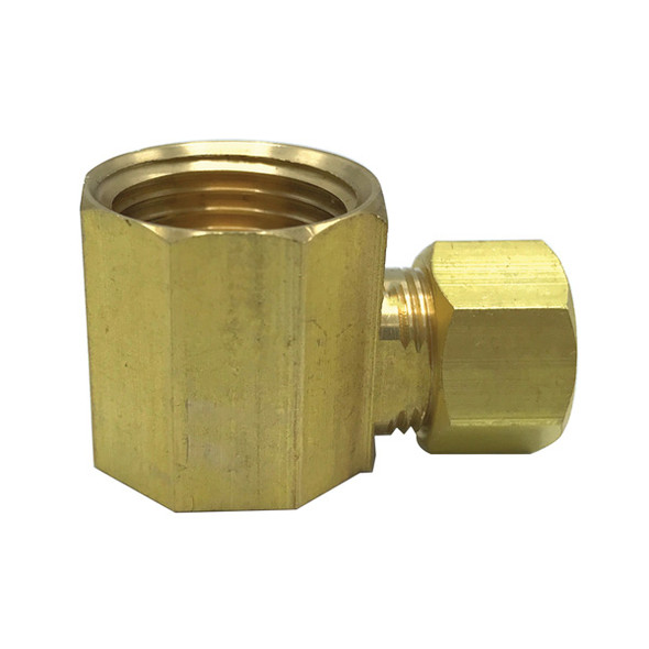 3/8" x 1/2" Compression X Female Elbow (Lead-Free)