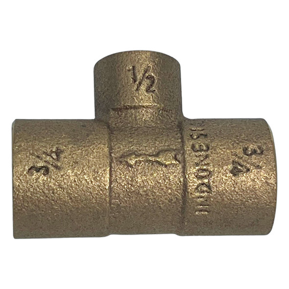 3/4" C X 1/2" C Monoflo Tee – Bronze