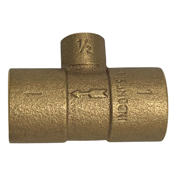 1" C X 1/2" C Monoflo Tee – Bronze