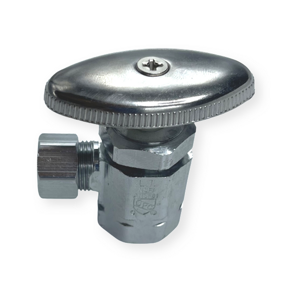 3/8" OD X 1/2" IPS Angle Compression Stop (Lead-Free)