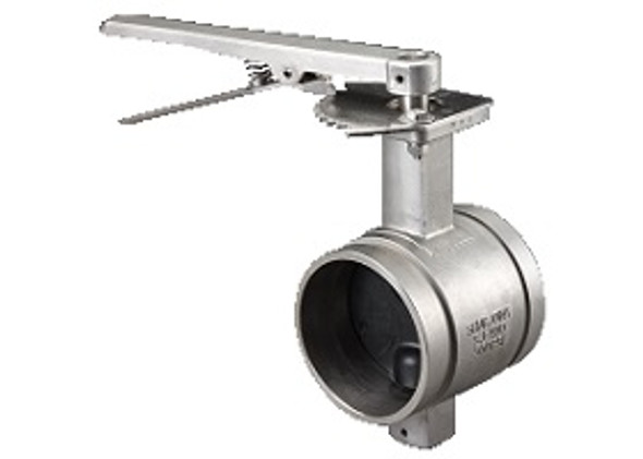 Shurjoint #SJ-400-L Stainless Steel Butterfly Valve