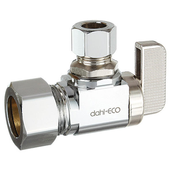 3/8" OD X 5/8" OD ANG Miniball Valve (Lead-Free)