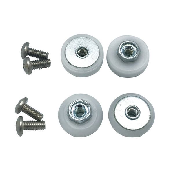 3/4" Flat Shower Roller With Screw