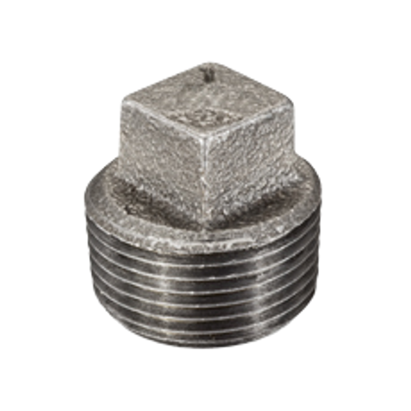 150# Black Malleable Square Head Plug