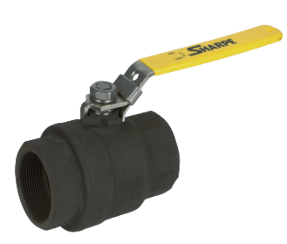 Sharpe® Series 50B74 Carbon Steel Ball Valve, Seal Weld