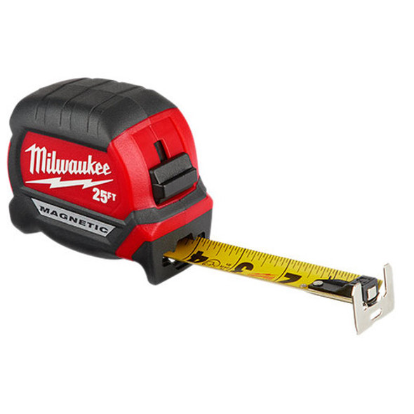 Milwaukee 48-22-0325 25' Compact Wide Blade Magnetic Tape Measure